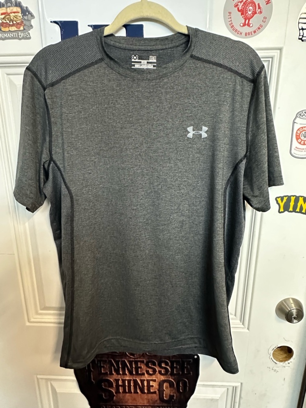 Under Armour Gray Short-Sleeve Athletic Tee